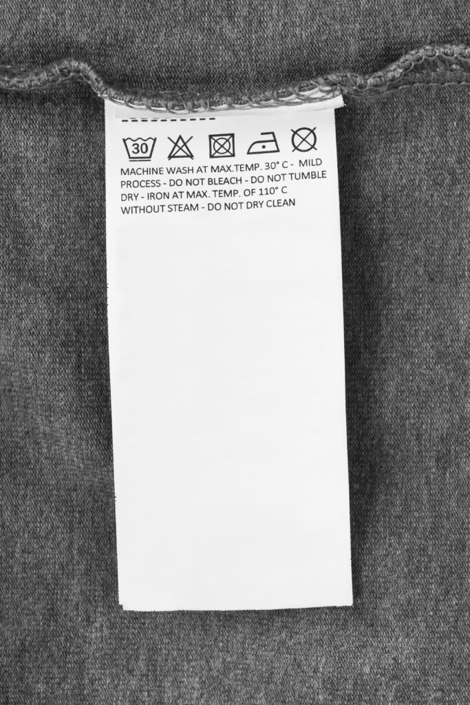 Custom sustainable trim label